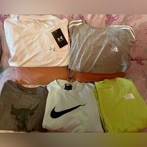 Nike, UA and The North Face T-Shirts Bundle